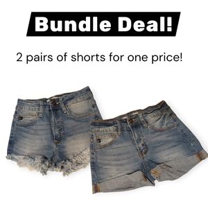 KanCan Blue Jean Shorts Bundle